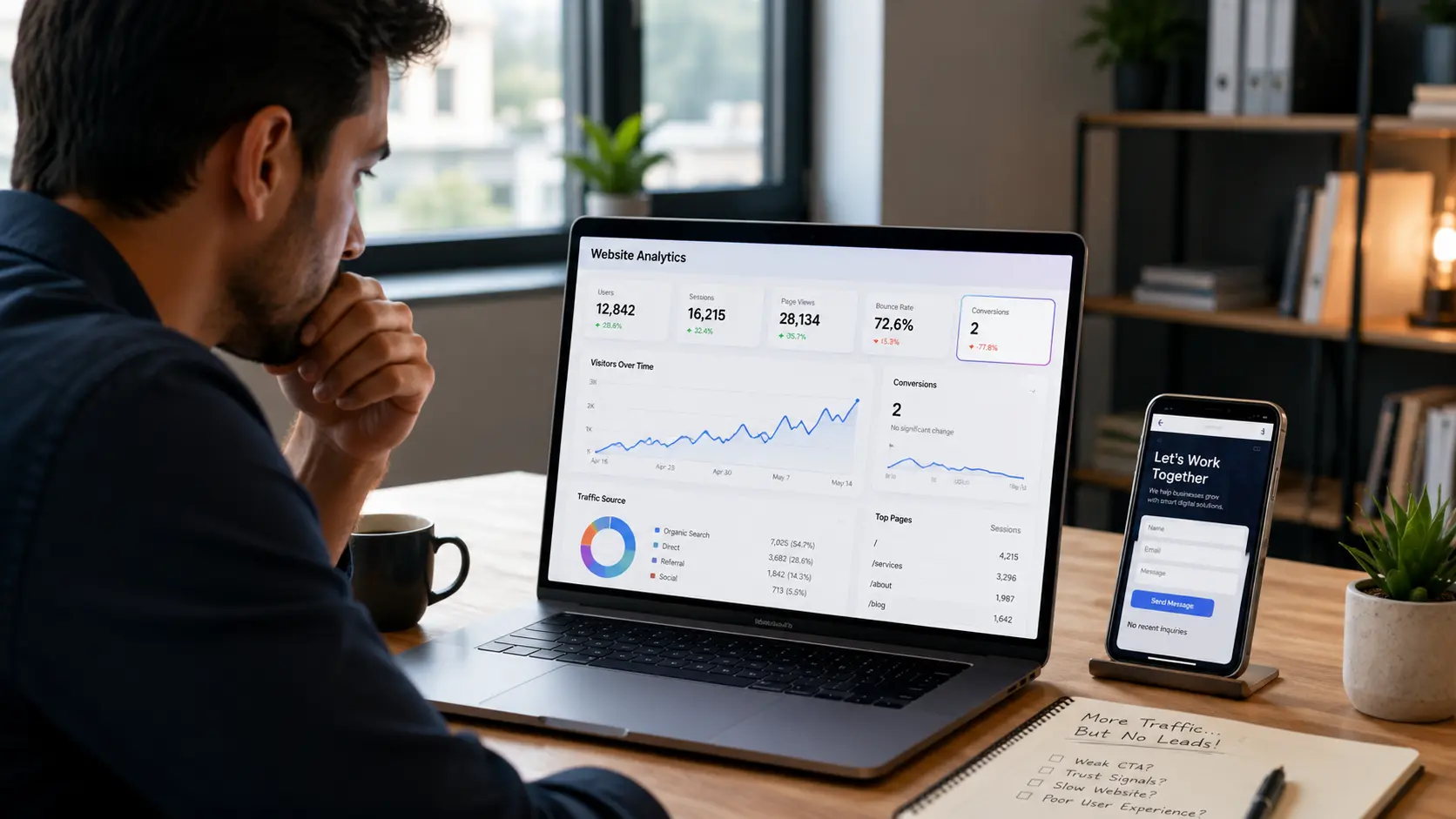 Why Your Website Is Not Generating Leads (And How Website Design and Development Can Fix It)